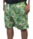 Short Estampado Elastano Praia Banho Verde